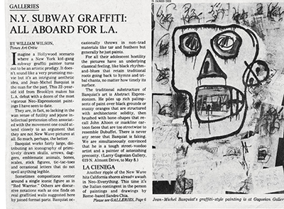 Basquiat on the chair